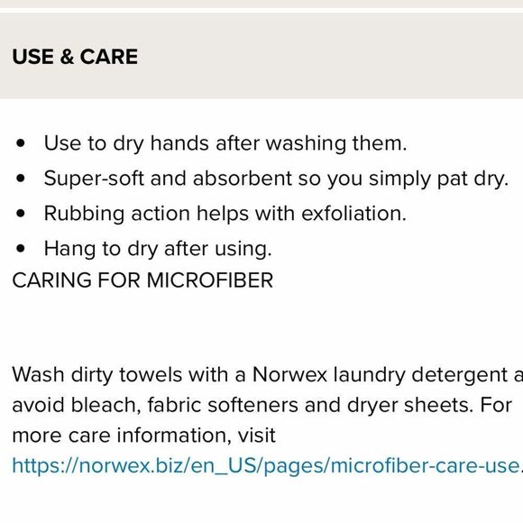 Norwex Deluxe Hand Towel LE Marine Stripe NWOT - Picture 6 of 8